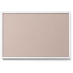 Tableau magn�tique en m�tal tableau pour magnet - motif couleur beige rose poudr� - minimaliste - cadre ...