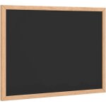 Tableau noir avec cadre bois de pin massif noir 40x30 cm vidaxl