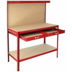 Monster - shop - tabli de travail rouge banc plan de travail panneau perfor� ateliers rangement outils ...