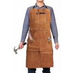 Tablier en cuir menuiserie, tablier de travail avec 6 poches à outils, tablier soudeur pour homme femme, ... Tablier en cuir menuiserie, tablier de travail avec 6 poches à outils, tablier soudeur pour homme femme, ...
