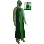 Tablier de jardin vigor, en pvc lourd vert, 90x130 cm