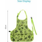 Tablier de jardinage femme avec outils(gants), tablier de jardin en tissu oxford 600d tablier de jardinage ...