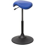 Tabouret multiposition stier avec si�ge - selle bleu, hauteur d'assise 510 - 700 mm