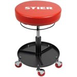 Tabouret � roulettes stier pour l'atelier, r�glable en hauteur, tabouret de travail, tabouret pivotant, ...