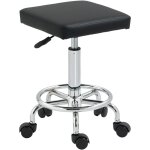 Tabouret de travail sur roulettes avec repose - pieds - tabouret mdical hauteur rglable 50 - 66 cm ...