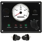 Tachym�tre marin, moteurs universels de haute pr�cision on off tableau de bord de bateau multifonction ...