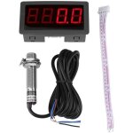 Tachym�tre num�rique � 4 led pour tous les instruments num�riques rouge / bleu tachym�tre universel � ...