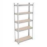 Tagre  charge lourde, hxlxp : 168x80x30 cm, max. 250 kg, stockage garage, cave, acier,  emboter, ...