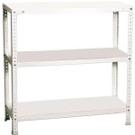 Tag�re rangement, 1000x800x400 mm, 3 niveaux, 75 kg capacit� de charge et point de flexion, m�tal , �tag�re ...