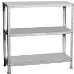 Tag�re rangement, 900x800x500 mm, 3 niveaux, 75 kg capacit� de charge et point de flexion, m�tal , �tag�re ...