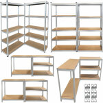 Dayplus - tag�res de rangement �tag�res d'atelier �tag�res 200 cm �tag�res de sous - sol �tag�res lourdes ...