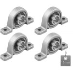 (taille : 15mm, kp002)4 pi�ces roulements de bloc d'oreiller, palier roulement, roulements � billes, ...