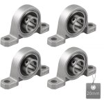 Taille : 20mm, kp004)4 pices roulements de bloc d'oreiller, palier roulement, roulements  billes, roulements ...