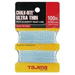 Tajima ? cordeau de rechange nylon tress� 30m ? 0. 5 mm pour marquage pr�cis ? r�sistant aux chantiers ...