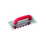 Sofop taliaplast platoir  colle inox 28x11 dents demi - lune 20x10mm