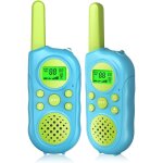 Talkie walkie enfants, talkie walkie batterie avec 22 canaux, lampe de poche, port�e de communication ...