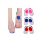 Talonnière transparente - semelle intérieure en silicone bleu Talonnière transparente - semelle intérieure en silicone bleu