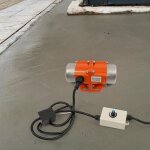 Tamis vibrant pour b�ton 100 w, moteur vibrant �tanche 1500 - 3600 tr / min, 220 v ca, r�gulateur de ...