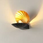 Tanche applique murale extrieure chambre salon led simple moderne cratif lampe murale froid noir