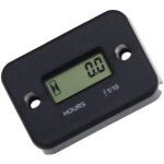 Tanche �cran lcd compteur num�rique heure moteur portable gauge compteur horaire moto bateau compteur ...