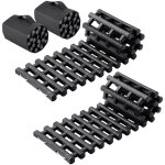 Tapis antiderapants 7 tonnes, materiau tpr, pour tout - terrain, voitures, camionnettes, suv, camping ...