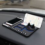 Tapis antid�rapant universel pour voiture, tapis de tableau de bord antid�rapant , carte de num�ro de ...