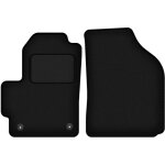 Tapis avant noirs pour : chevrolet matiz � hayon (2004 - 2009)