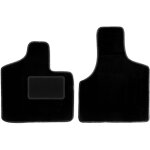 Tapis avant noirs pour chrysler grand voyager iii 7 places (2001 - 2007)