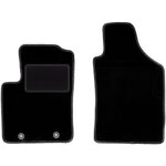 Tapis avant noirs pour : fiat 500 cabriolet, berline (2007 - 2013)