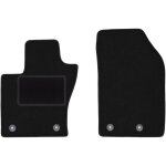 Tapis avant noirs pour : fiat 500x ii crossover (2018 - )