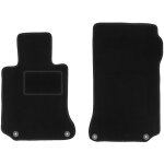 Tapis avant noirs pour mercedes w207 coup� classe e (2009 - )