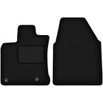 Tapis avant noirs pour : nissan qashqai i j10 (large) crossover (2007 - 2013)