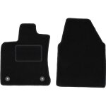 Tapis avant noirs pour : nissan qashqai j10 i crossover (2006 - 2013)