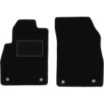 Tapis avant noirs pour : opel astra j � hayon, berline, break, sportive (2009 - 2015)