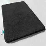 Tapis de bain sky soft noir 80 x 150 cm
