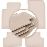 Tapis beiges premium pour : mercedes classe b w246 2011 - 2018