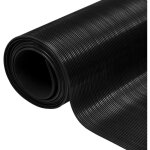 Vidaxl - tapis en caoutchouc antidrapant 2x1 m modle  nervures fines