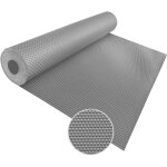 Tapis en caoutchouc hexagon gris 120 x 100 cm