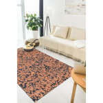 Tapis - collection cloud beneffito indian blue - tapis - orange - 80x150cm - tapis � motifs, finition ...