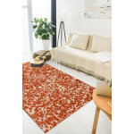 Tapis - collection cloud beneffito spiced rice - tapis - rouge - 80x150cm - tapis � motifs, finition ...