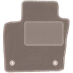 Tapis conducteur beige pour audi q3 i 8u suv (2011 - 2018)