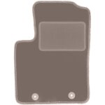 Tapis conducteur beige pour : fiat 500 cabriolet, berline (2007 - 2013)