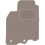Tapis conducteur beige pour honda insight ii � hayon (2009 - 2014)