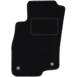 Tapis conducteur noir pour : alfa romeo mito � hayon (2008 - 2019)
