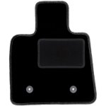 Tapis conducteur noir pour : alfa romeo stelvio 2x4 (2wd) suv (2016 - )