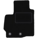 Tapis conducteur noir pour : crossover mitsubishi asx (2010 - 2019)