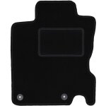 Tapis conducteur noir pour : crossover nissan qashqai ii j11 (2013 - )