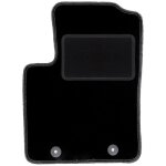 Tapis conducteur noir pour : fiat 500 cabriolet, berline (2007 - 2013)
