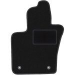 Tapis conducteur noir pour : fiat 500x crossover (2014 - 2018)
