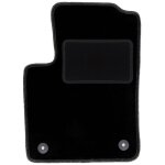 Tapis conducteur noir pour : fiat 500 fl  hayon (2013 - 2019)